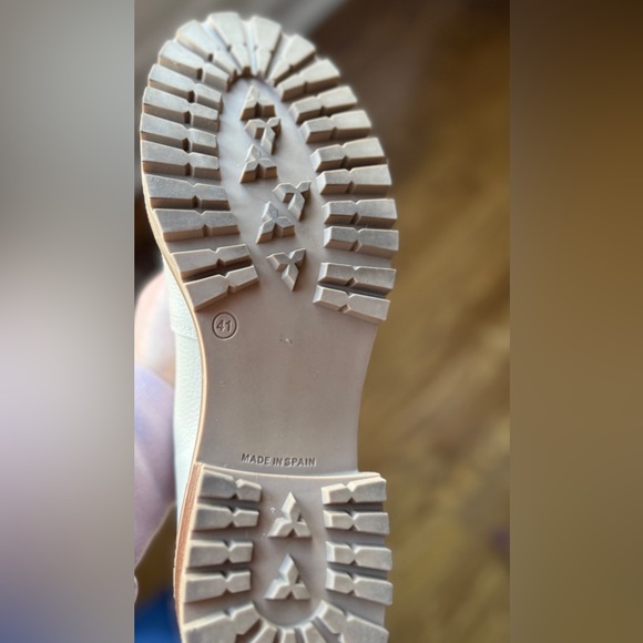 Bertuchi moto lug sole boots with zipper Sz 9.5 - Picture 8 of 11